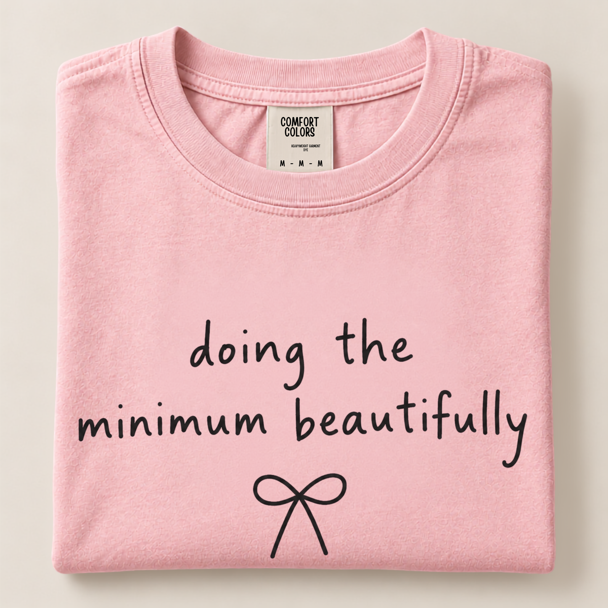 Doing the Minimum Beautifully