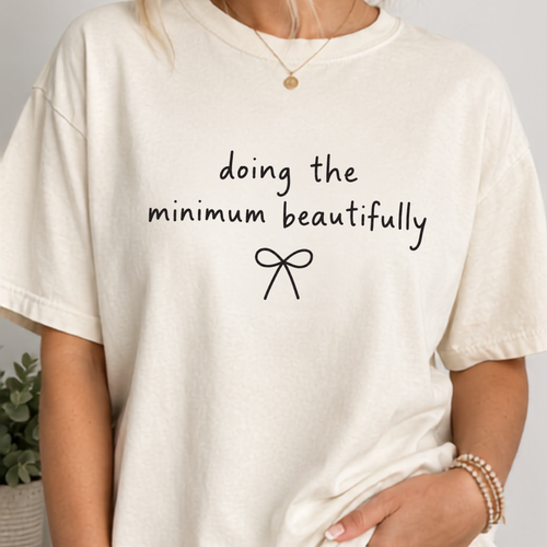 Doing the Minimum Beautifully